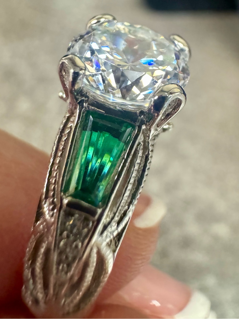 Tacori for Diamonique ring size 6 ring is rare price is firm 💍